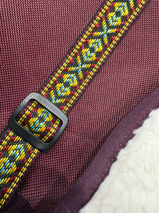 Waterproof Rain Mac - Burgundy