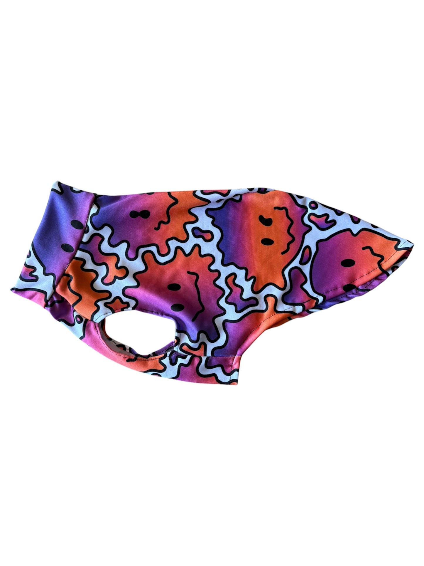 Scuba Jersey Vest - Acid Smileys