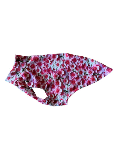 Jersey Puppy Vest - 3D Pansies