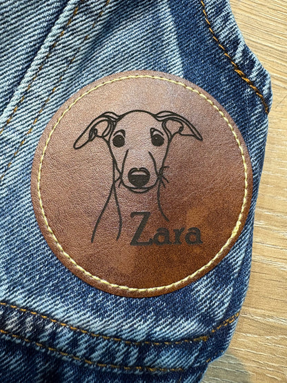 Iron-On Leather Patches