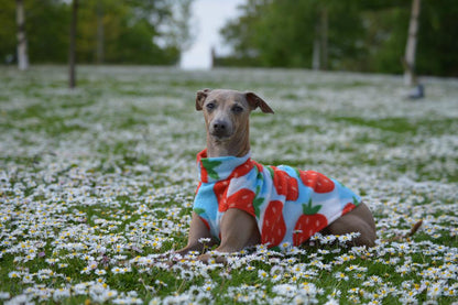 Fleece Vest - Strawberry Picnic