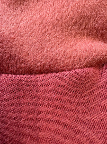 Fleece Lined Sweatshirt Suit - Rust Orange