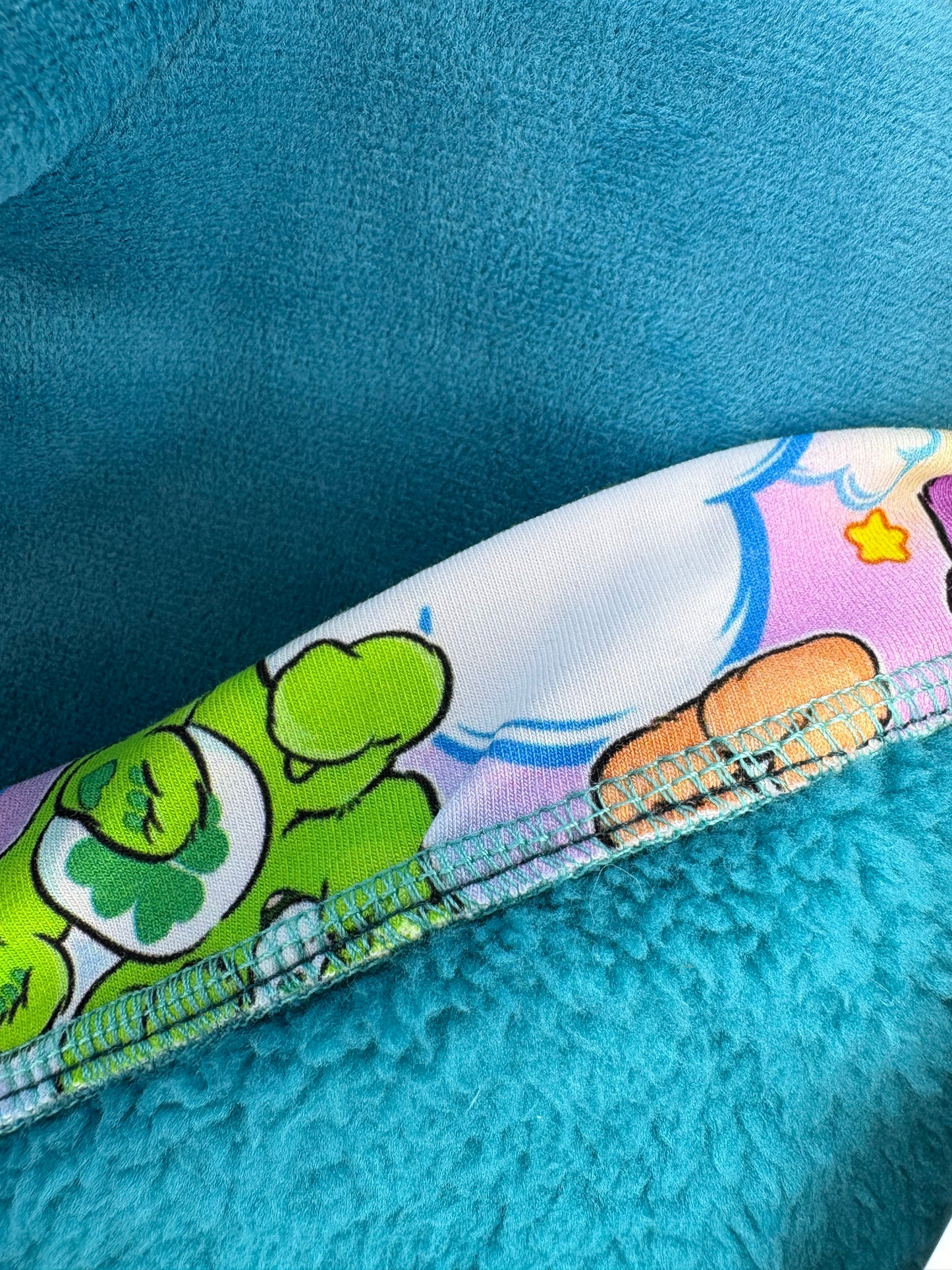 Sherpa Lined Fleece Jumper - Care Bear Blue