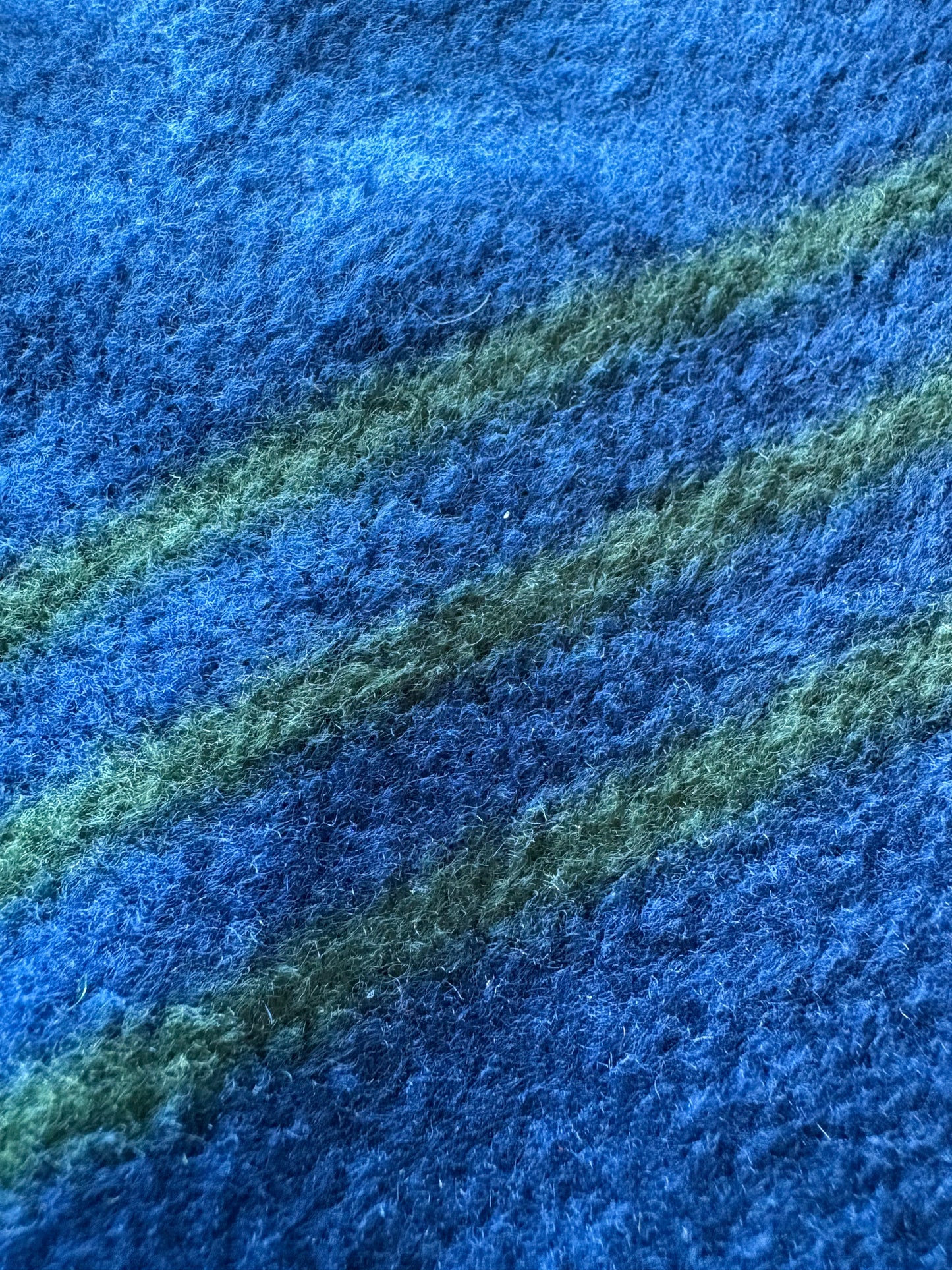 Fleece Vest - Blue & Green Plaid
