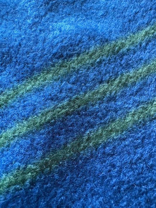 Fleece Vest - Blue & Green Plaid