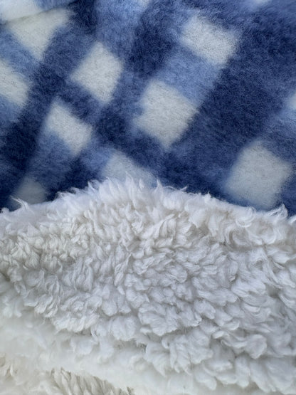Dressing Gown - Cosy Blue Check