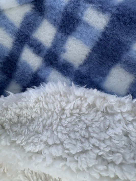 Dressing Gown - Cosy Blue Check