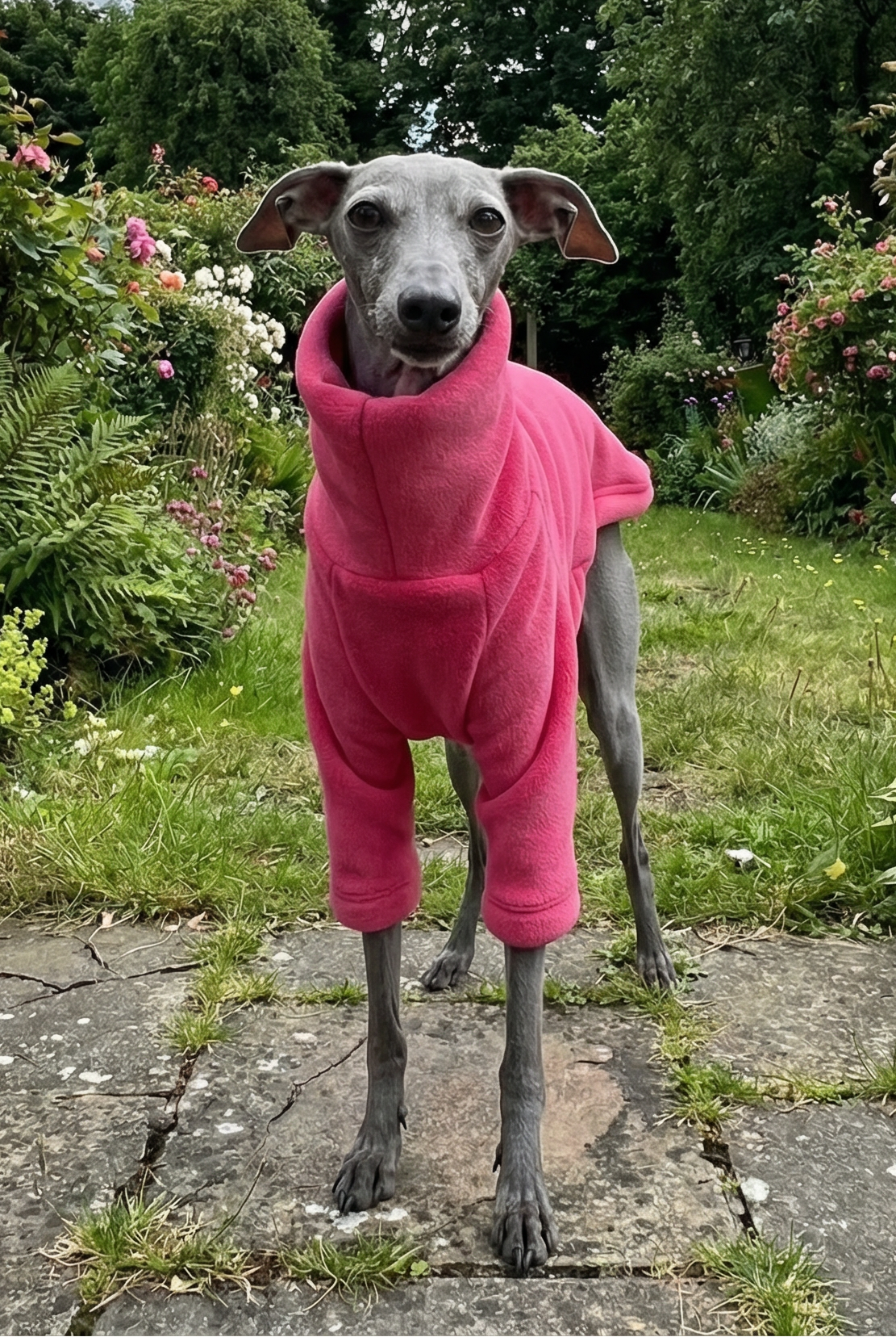 Italian greyhound whippet small sighthound clothing clothes jumper coat rain mac waterproof coat warm spring lightweight jersey cotton UK british London Iggy Wiggy Xolo
