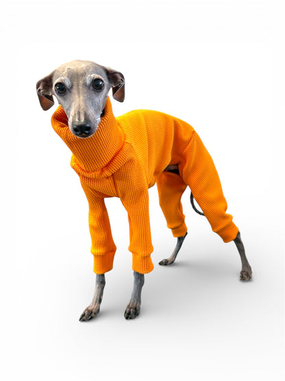 Ribbed Jersey Suit - Marigold Yellow