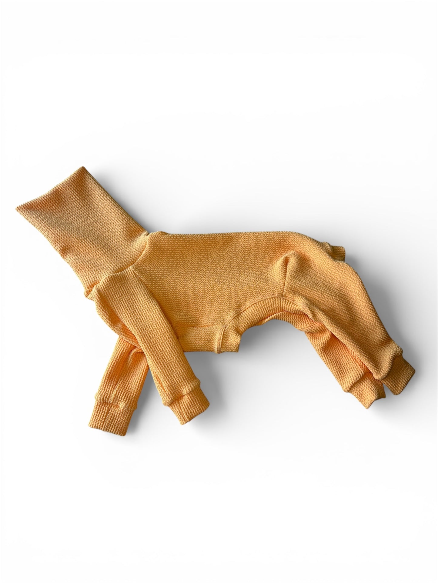 Ribbed Jersey Suit - Marigold Yellow