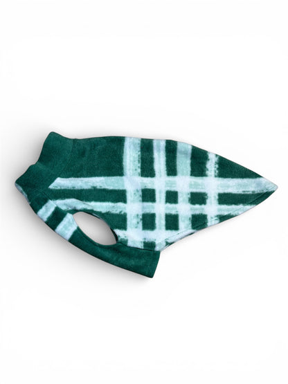Fleece Vest - Green Check