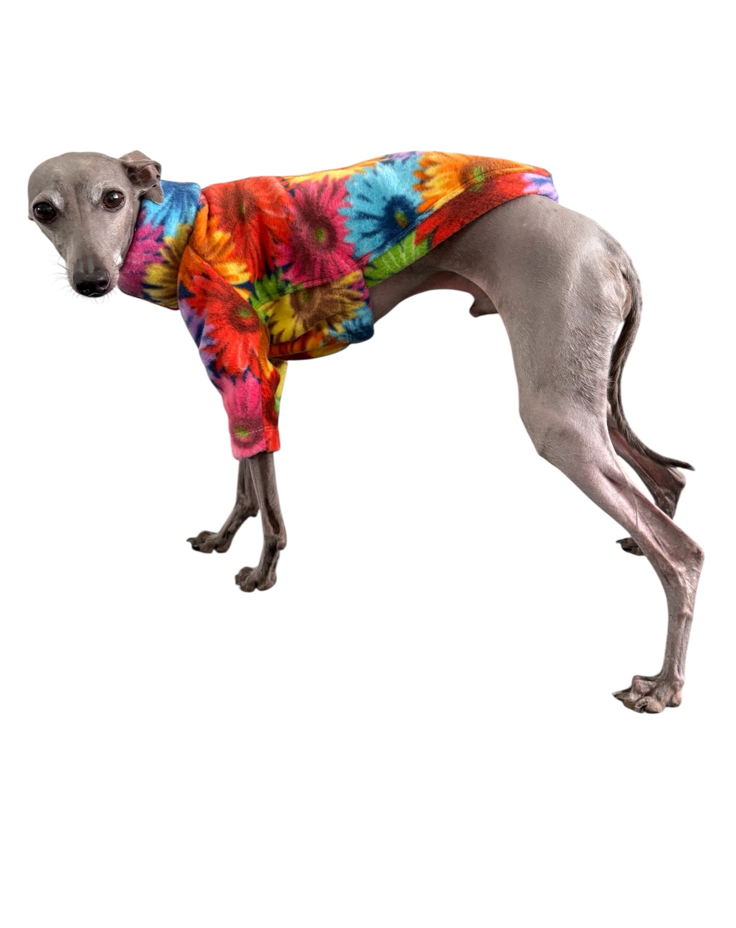 Fleece Jumper - Bright Flowers