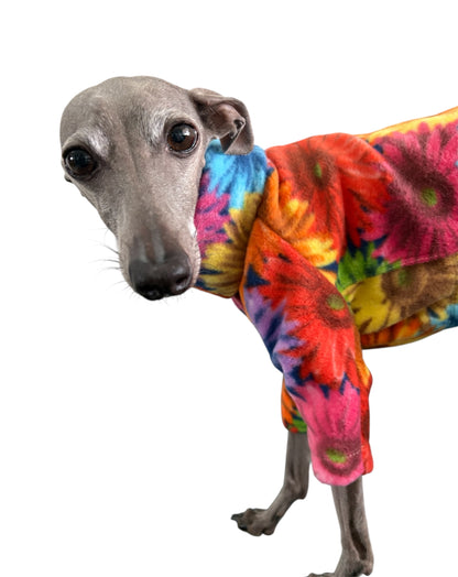 Fleece Jumper - Bright Flowers