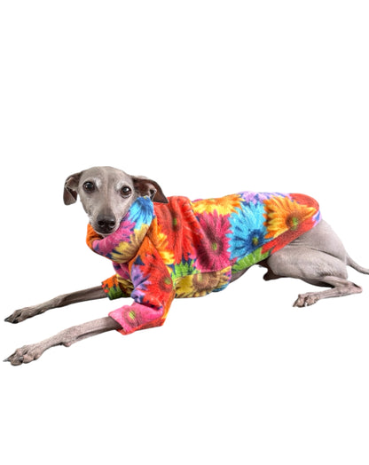 Fleece Jumper - Bright Flowers