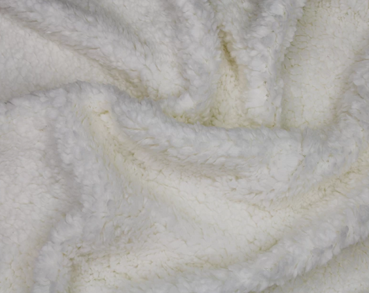 Cuddle Fur Fleece Suit - Ivory
