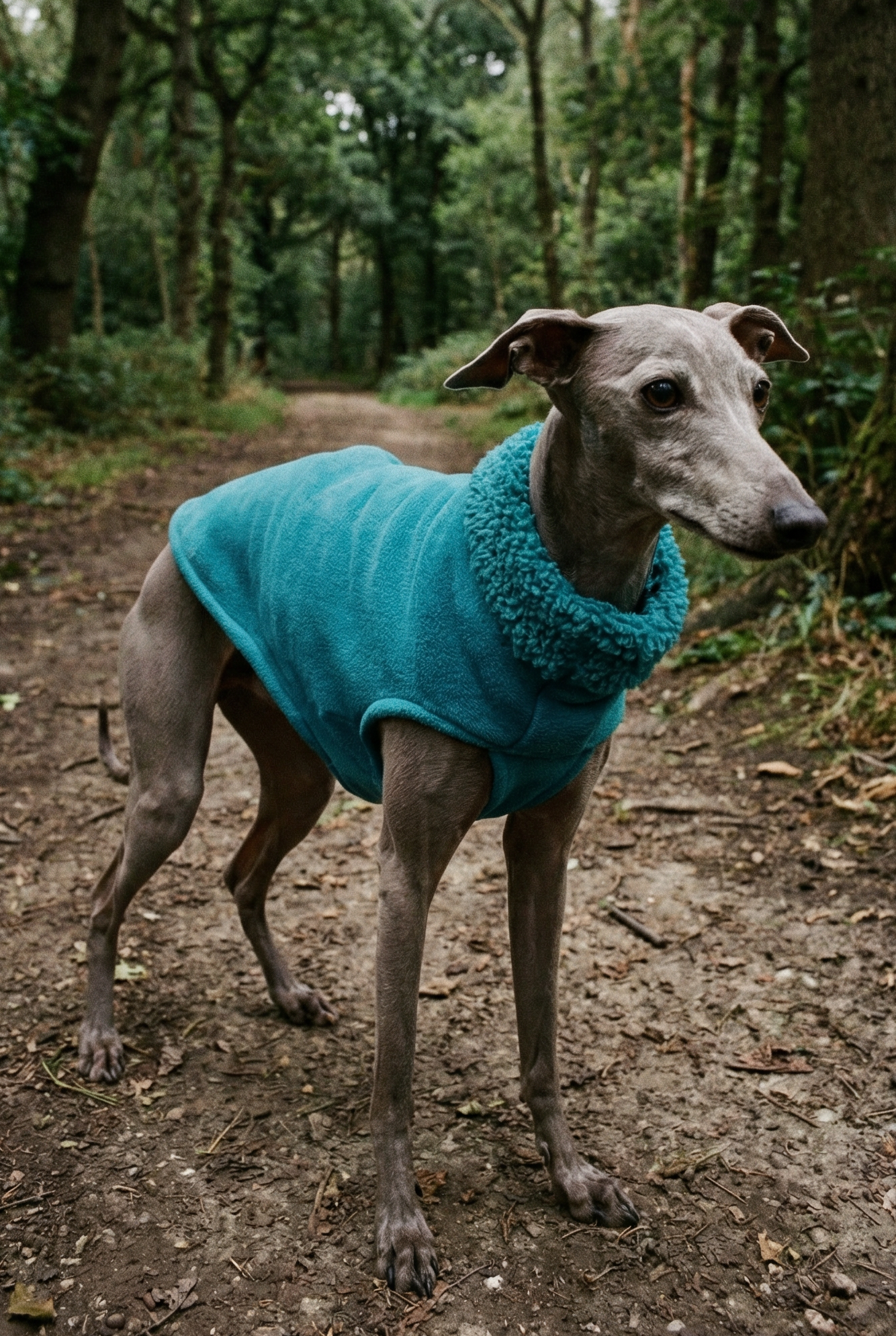 Italian greyhound whippet small sighthound clothing clothes jumper coat rain mac waterproof coat warm spring lightweight jersey cotton UK british London Iggy Wiggy Xolo