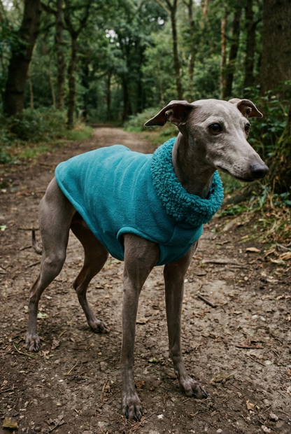 Italian greyhound whippet small sighthound clothing clothes jumper coat rain mac waterproof coat warm spring lightweight jersey cotton UK british London Iggy Wiggy Xolo