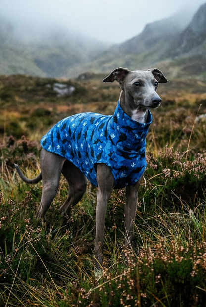 Jersey Puppy Vest - 3D Pansies
