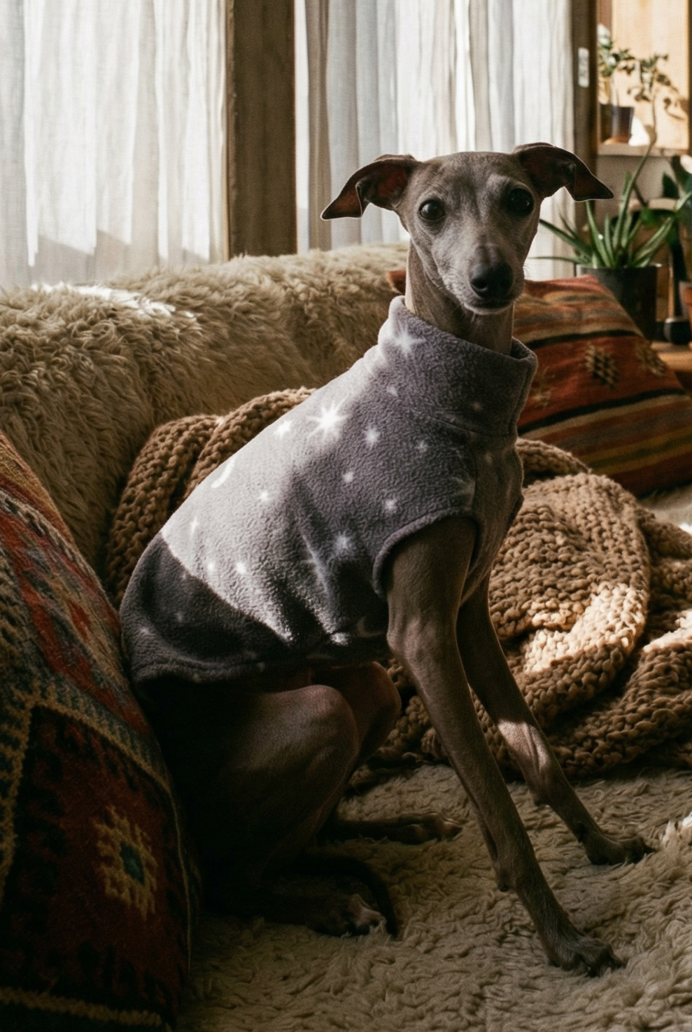 Fleece Vest - Sleepy Stars