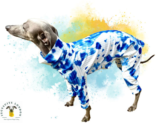 Blue Tie-Dye Water Resistant Jersey