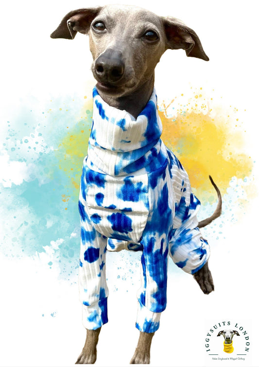 Blue Tie-Dye Water Resistant Jersey