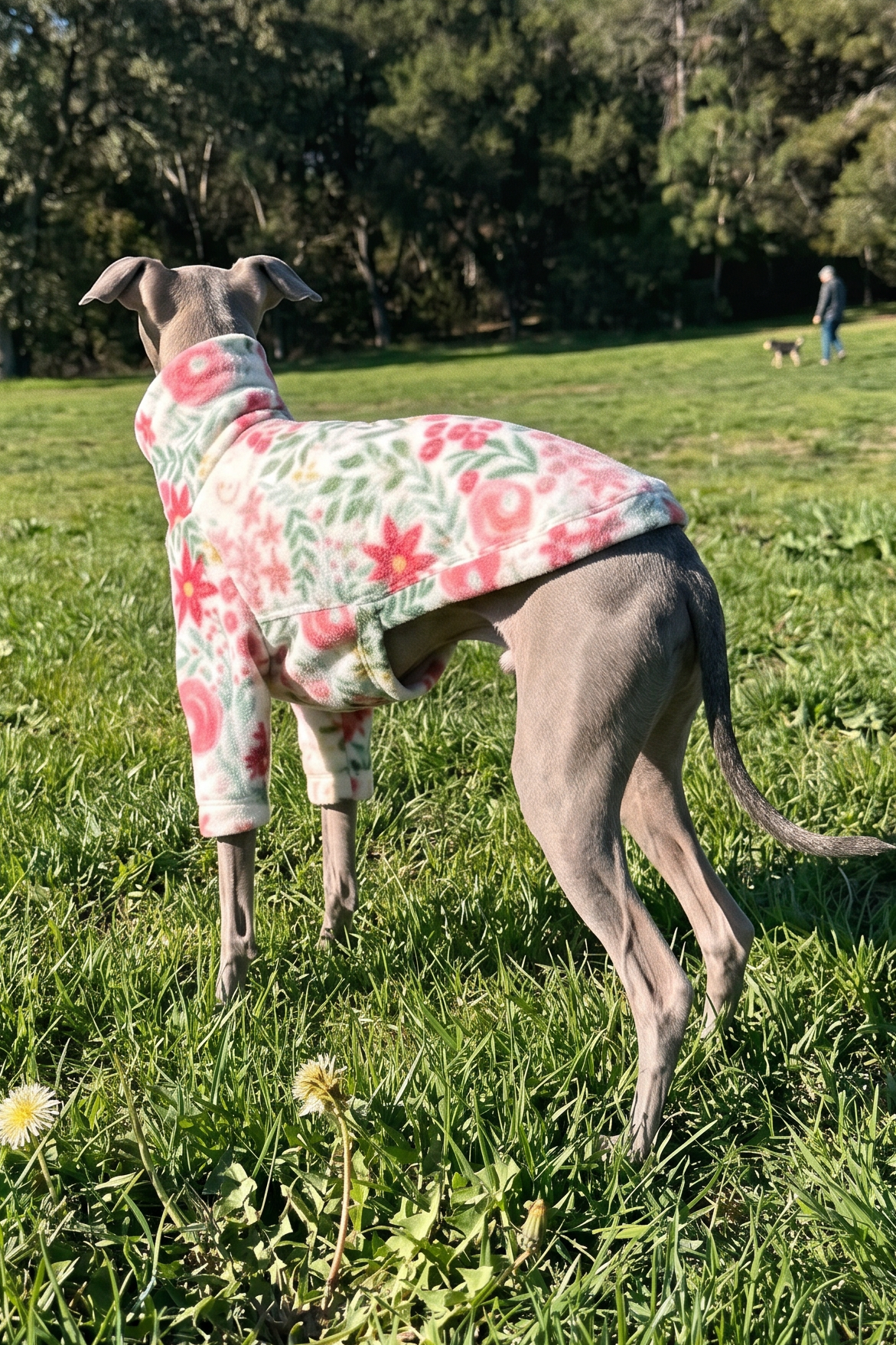 Fleece Jumper - Petal Patch