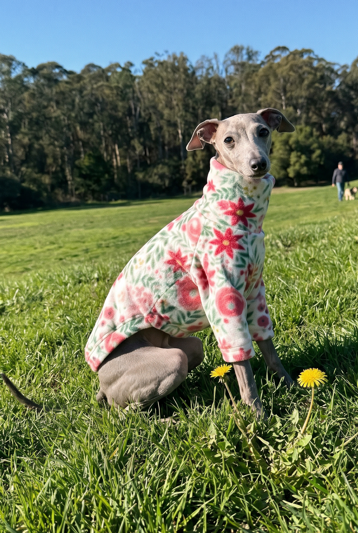 Fleece Jumper - Petal Patch