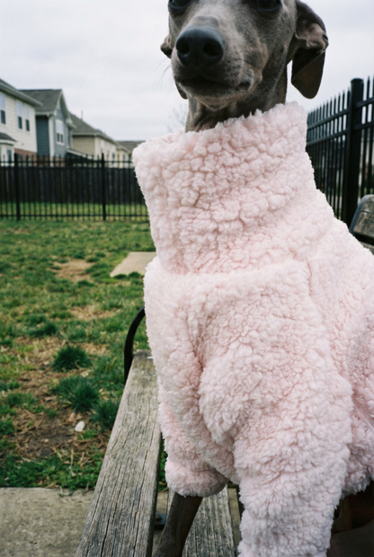 Cuddle Fur Fleece Jumper - Baby Pink