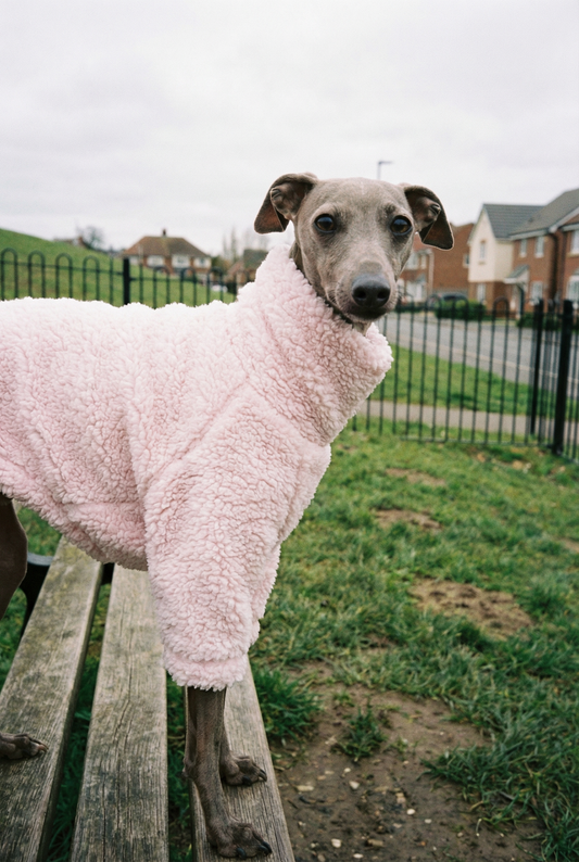 Cuddle Fur Fleece Jumper - Baby Pink
