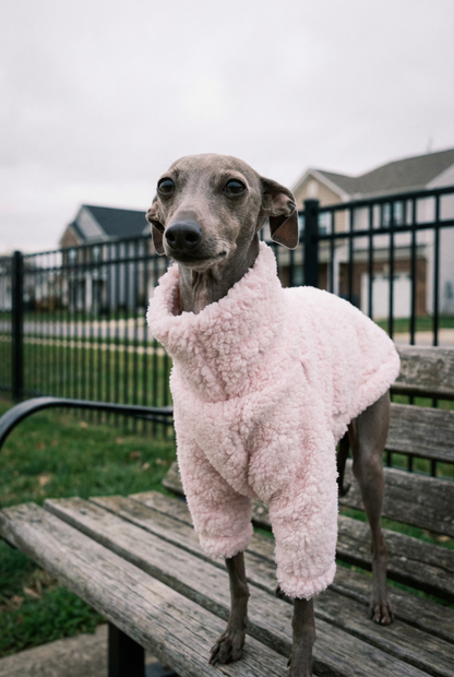 Cuddle Fur Fleece Jumper - Baby Pink