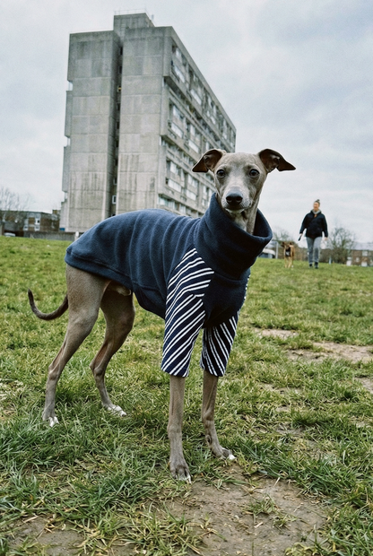 Ultra-Stretch Fleece Jumper - Black Stripe