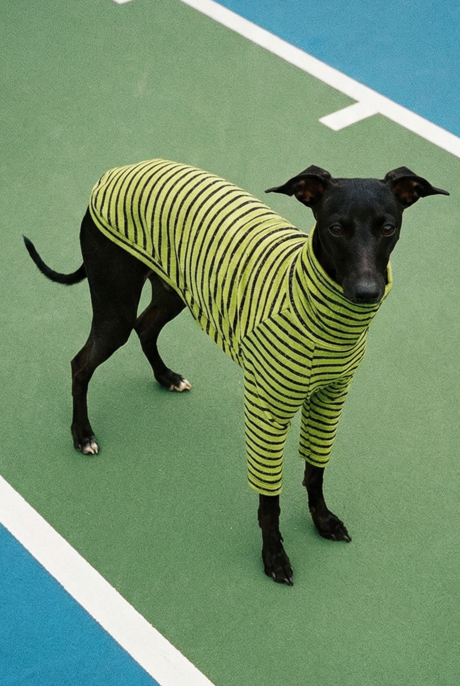 Jersey T-Shirt - Green & Black Urban Stripe