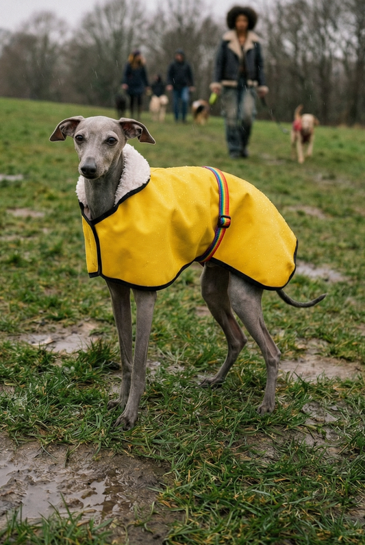 Waterproof Rain Mac - Yellow